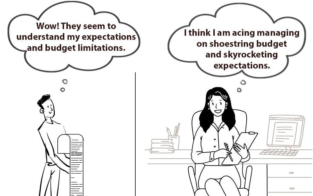 Meeting customer expectations feels like walking on eggshells